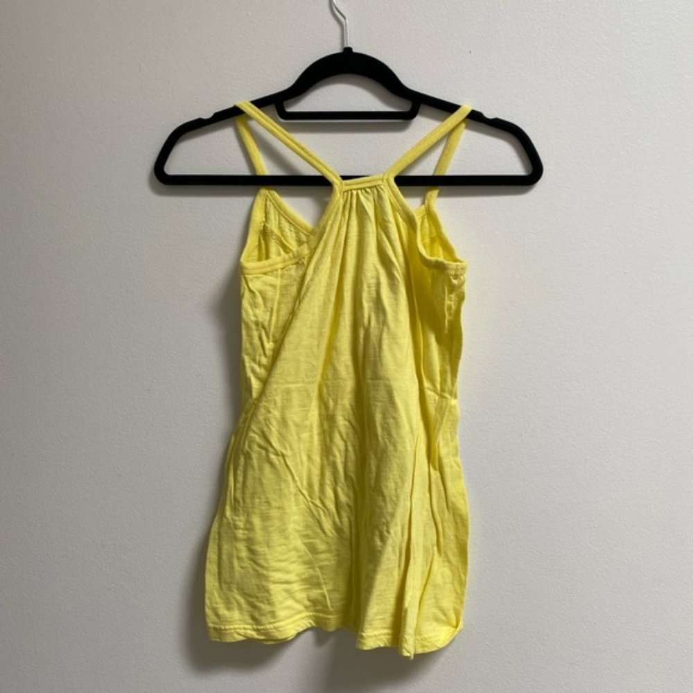 One Step Up Basic Yellow Tank Top - Picture 2 of 2